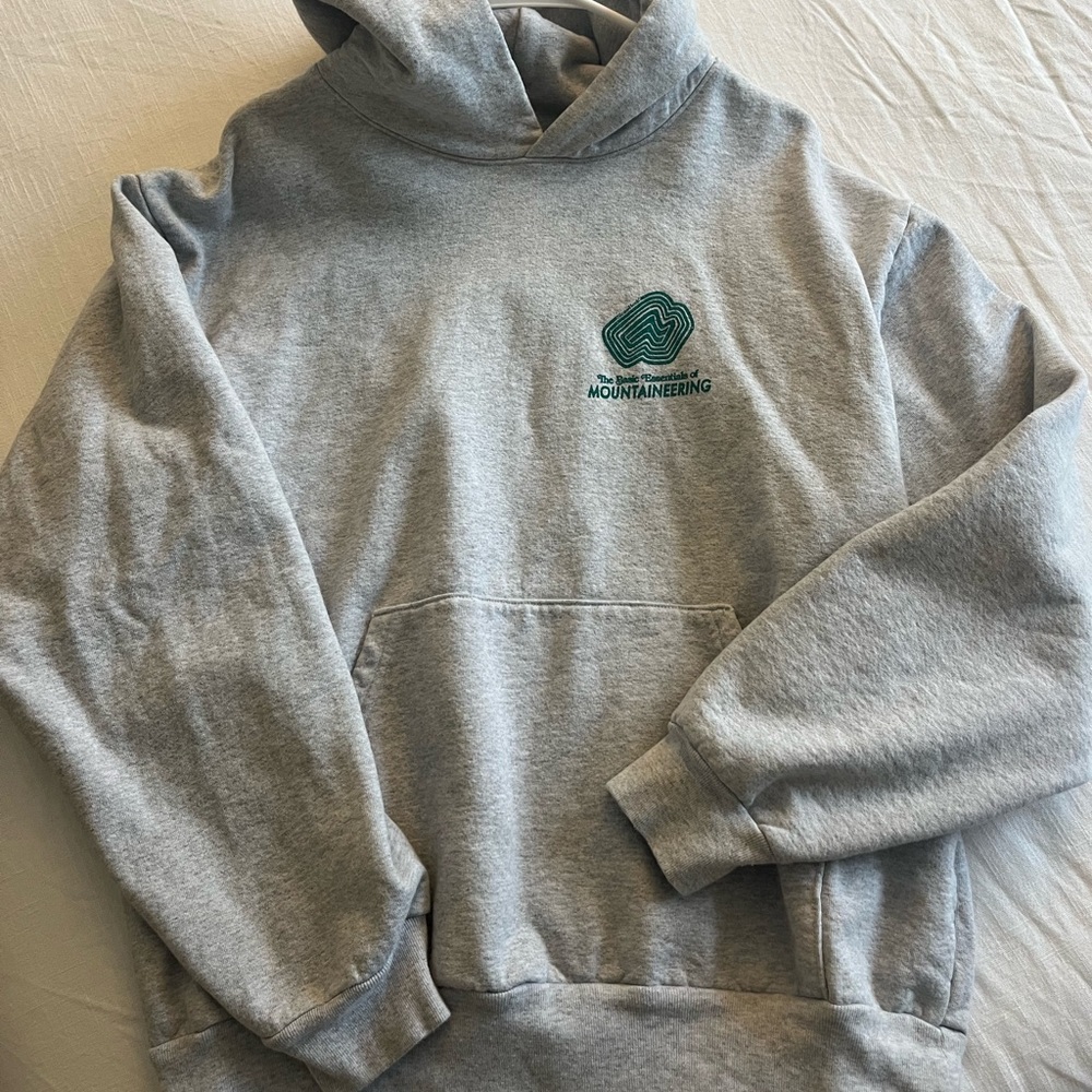 Gray Nice as Heck Mountaineering Hoodie